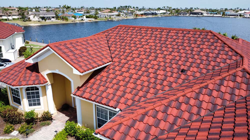 red tile roofing
